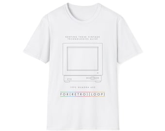 1993 Quadra 605 - Retro Computer Hardware - Unisex Softstyle Computer T-Shirt