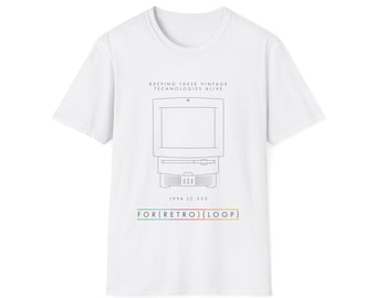 1994 LC 550 - Retro Computer Hardware - Unisex Softstyle Computer T-Shirt
