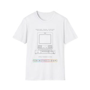 1994 Power 6100 - Retro Computer Hardware - Unisex Softstyle Computer T-Shirt