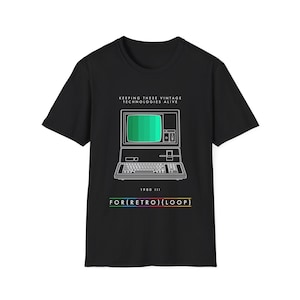 1980 Computer III - Classic Computer Hardware - Unisex Softstyle T-Shirt