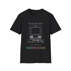 1994 Power 6100 - Collector Computer Hardware - Unisex Softstyle Computer T-Shirt