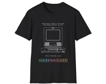 1994 Power 6100 - Collector Computer Hardware - Unisex Softstyle Computer T-Shirt