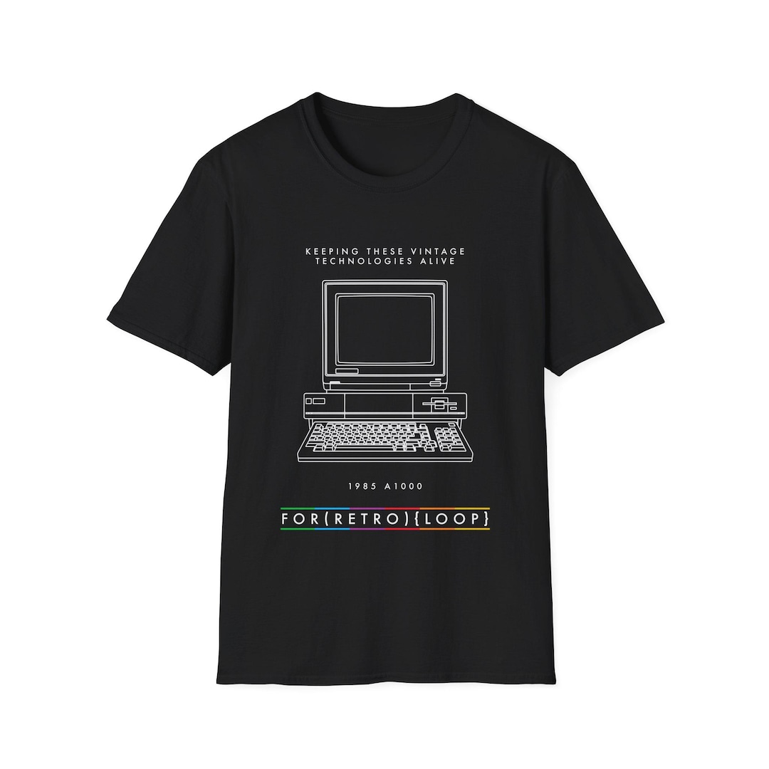 1985 A1000 - Collector Computer Hardware - Unisex Softstyle Computer T ...