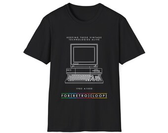 1985 A1000 - Collector Computer Hardware - Unisex Softstyle Computer T-Shirt