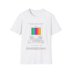 1994 Power 6100 - Vintage Computer Hardware - Unisex Softstyle Computer T-Shirt