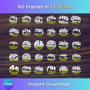 Fill your own warp text frame. Editable easy drag and drop Canva templates.