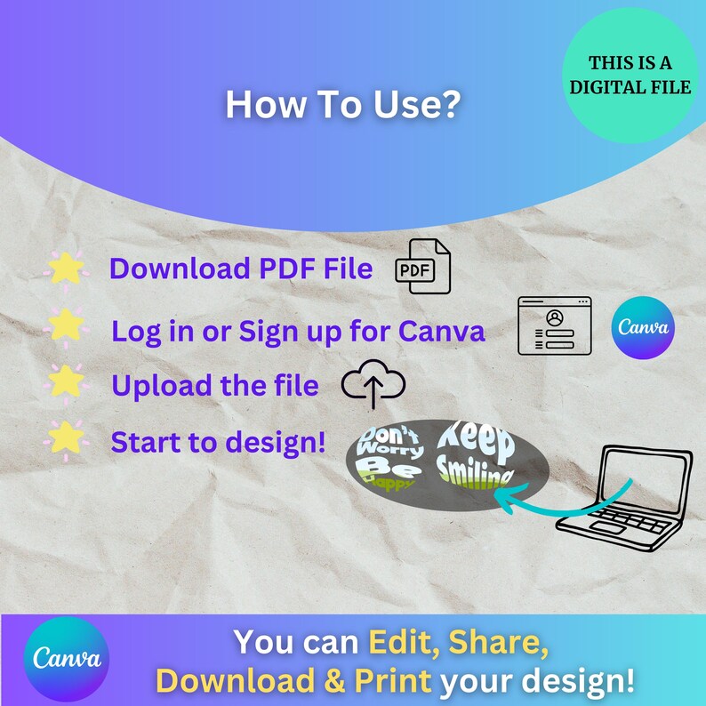 Fill your own warp text frame. Editable easy drag and drop Canva templates.