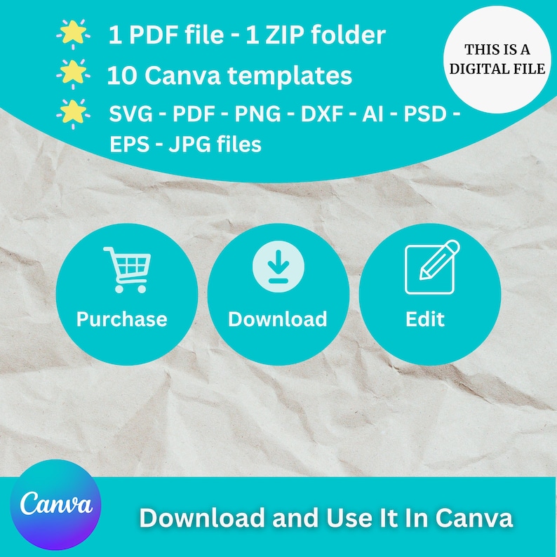 1 PDF file - 1 ZIP folder!