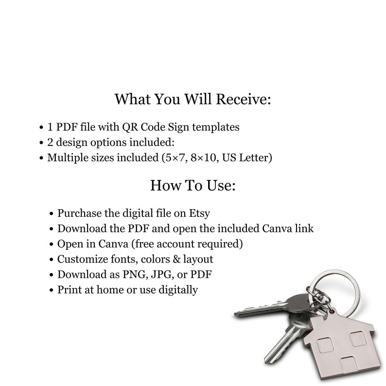 Open House Templates: QR Code Sign Design, Real Estate Agent Print ...