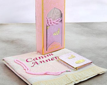 Islamischen Geschenk Set Gebetsteppich Tasbih Yaseen Dua Buch Geschenk Set Geburtstagsgeschenke Ramadan Geschenk Muslimischen Eid Geschenk Hochzeitsgeschenk