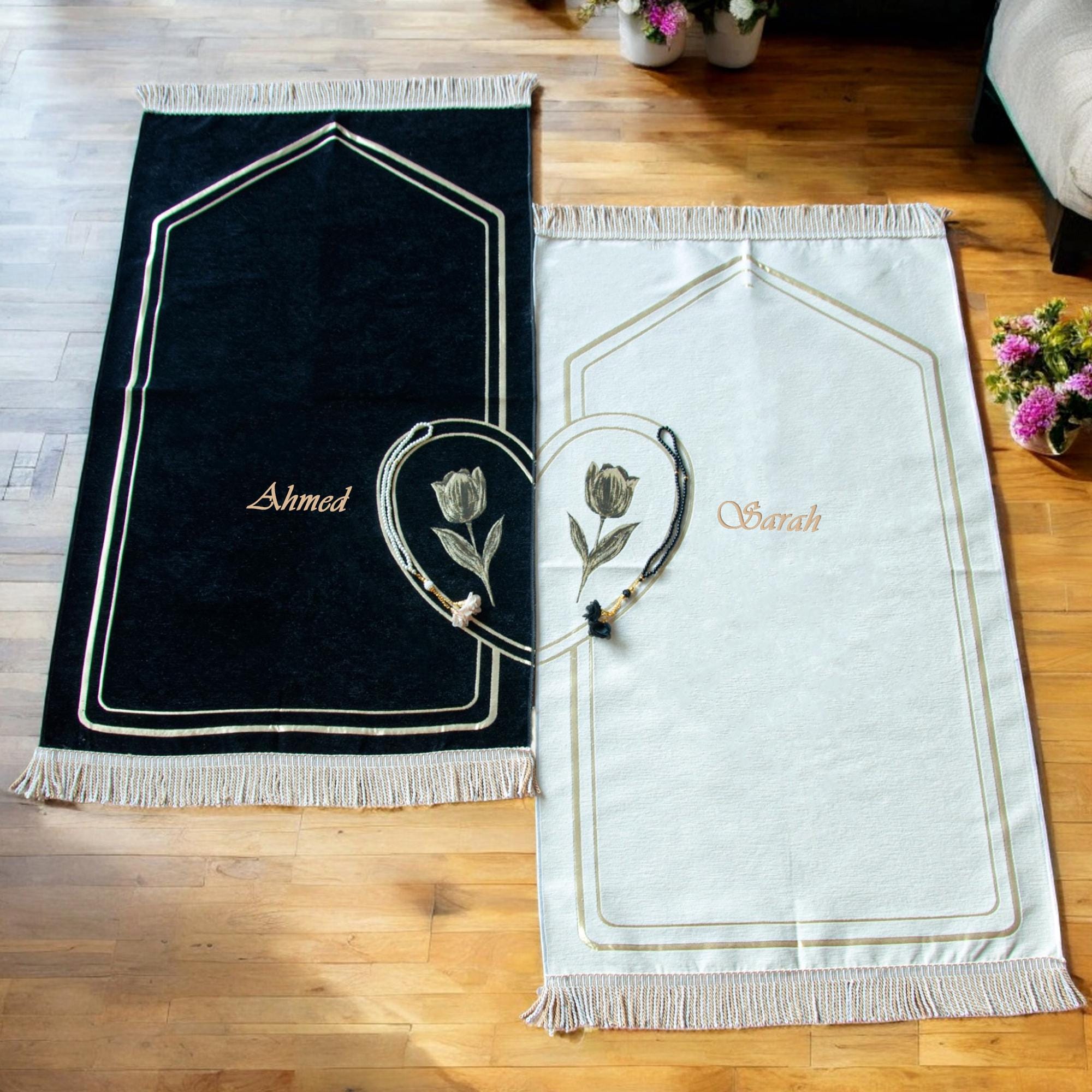 Ymxygz Muslimischer Gebetsteppich Für Paare, 2-teiliges