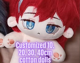 Custom 10/20/30/40 cm Dolls, Custom OC Dolls, Plush Commissions, Picture Custom Plush Dolls, Custom Anime Dolls, Game Dolls,Special Gifts