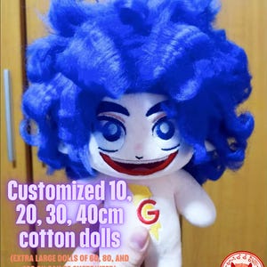 Custom Cotton Dolls, Custom OC Dolls, Customize Various Dolls, Picture Custom Plush Dolls, Custom Anime Dolls, Customized 10/20/30/40cm Doll