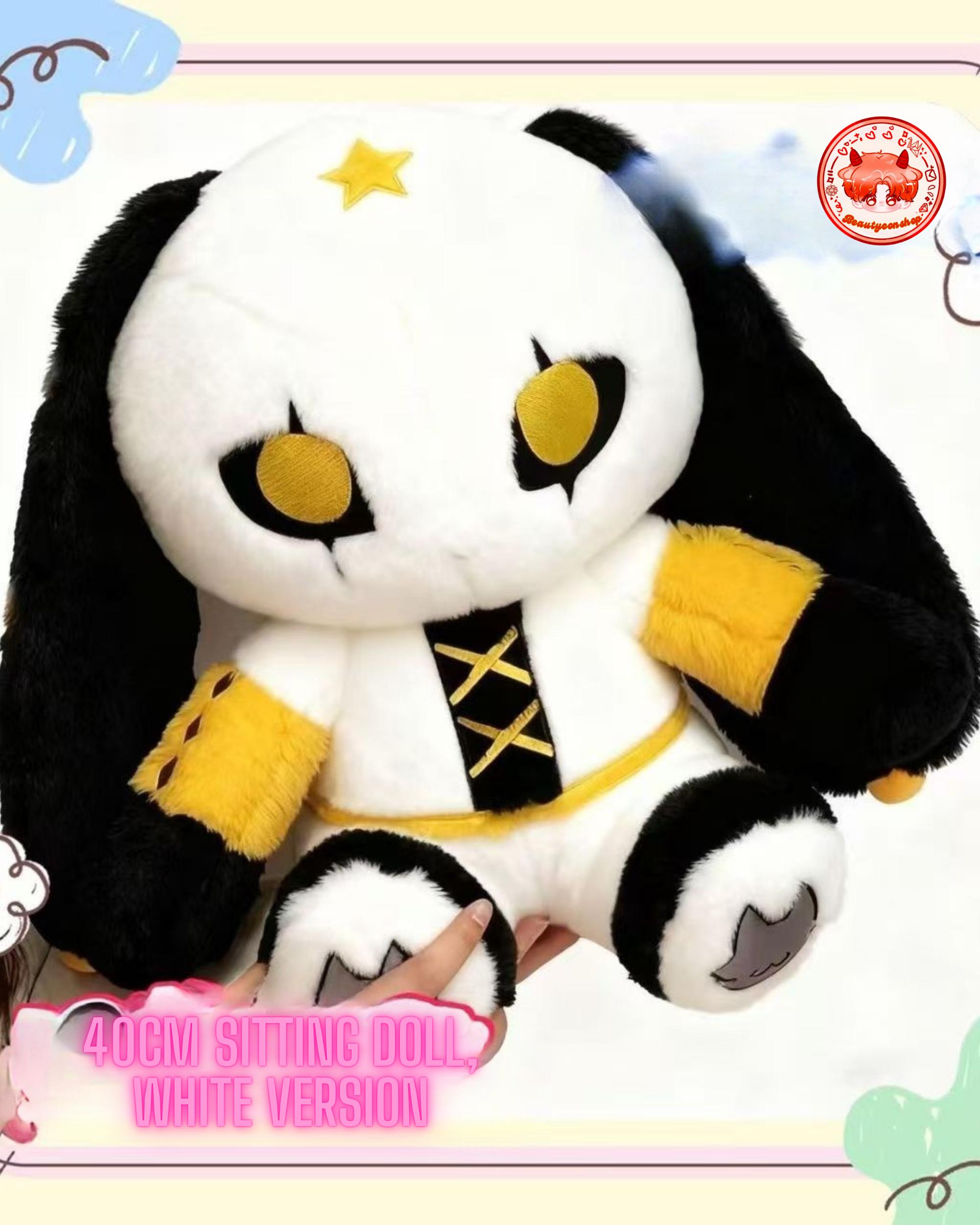 The Freak Circus Doll, 40cm Sitting Doll, Cotton Doll, Pierrot