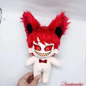 Hotel Hazbin Plush Doll,Hotel Hazbin Cute Plush Toy, Made for Hotel Hazbin Fans, Alastor Doll, Gift