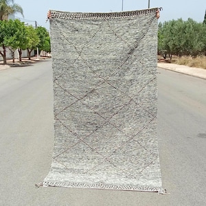 Handwoven Beni Ourain Rug: Custom Moroccan Wool Rug