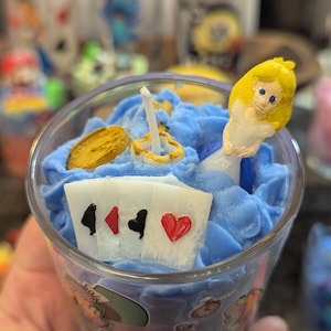 Alice in Wonderland Candle: Cheshire Cat, Woodland Scent, Handcrafted
