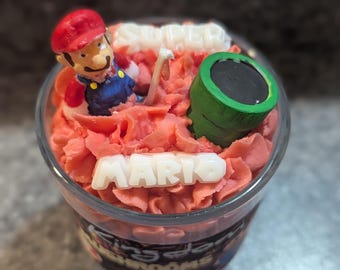 Mario Bros Inspired Soy Candle: Kingdom Mushrooms Scent