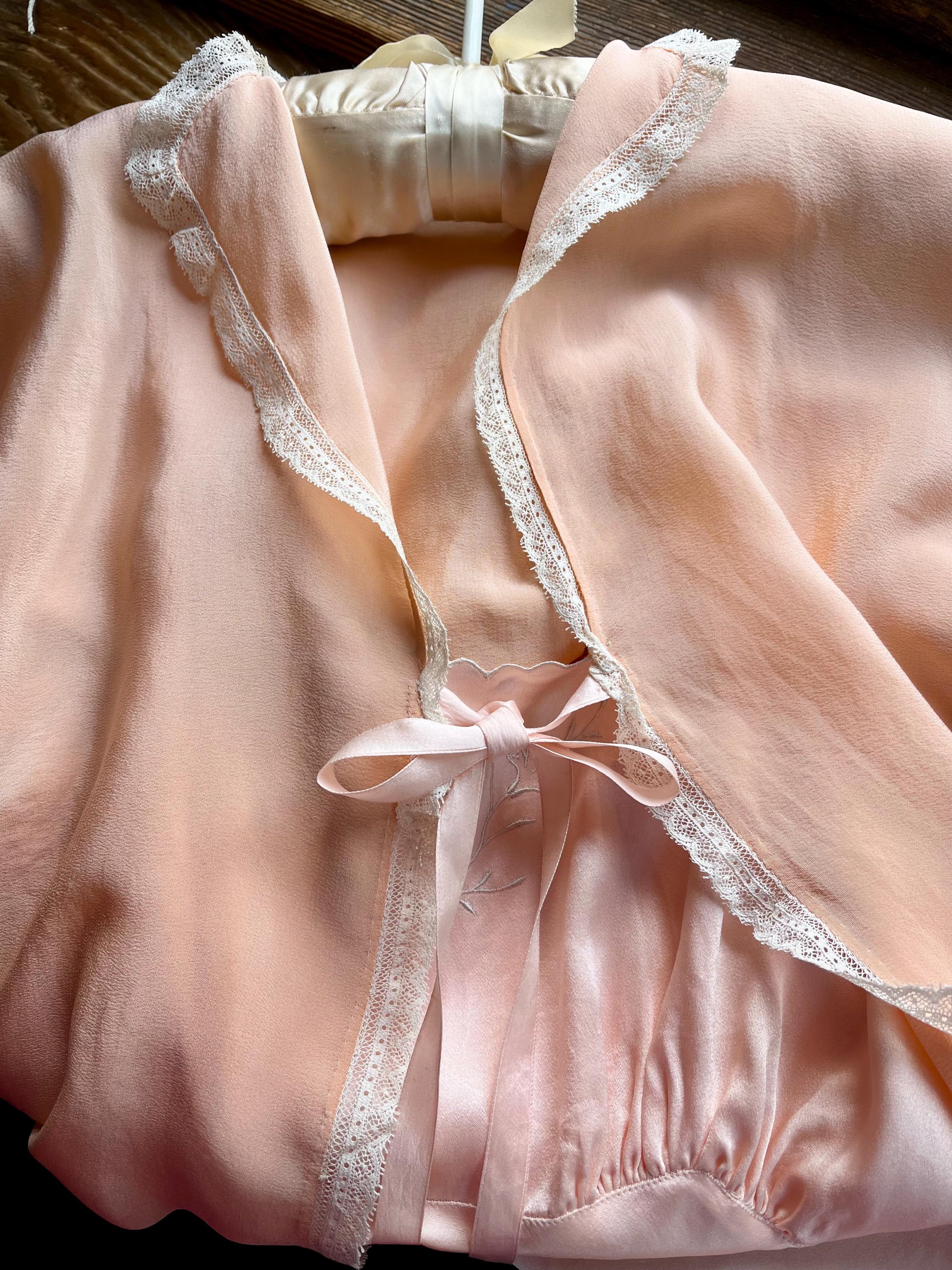 Silk Bed Jacket - Etsy