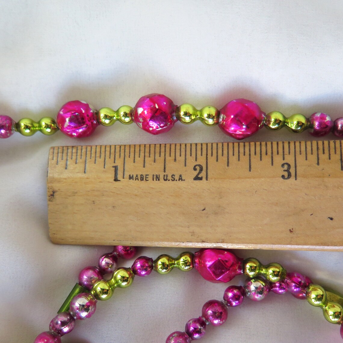 Mercury Glass Bead Garland with Assorted Antique and Vintage Etsy