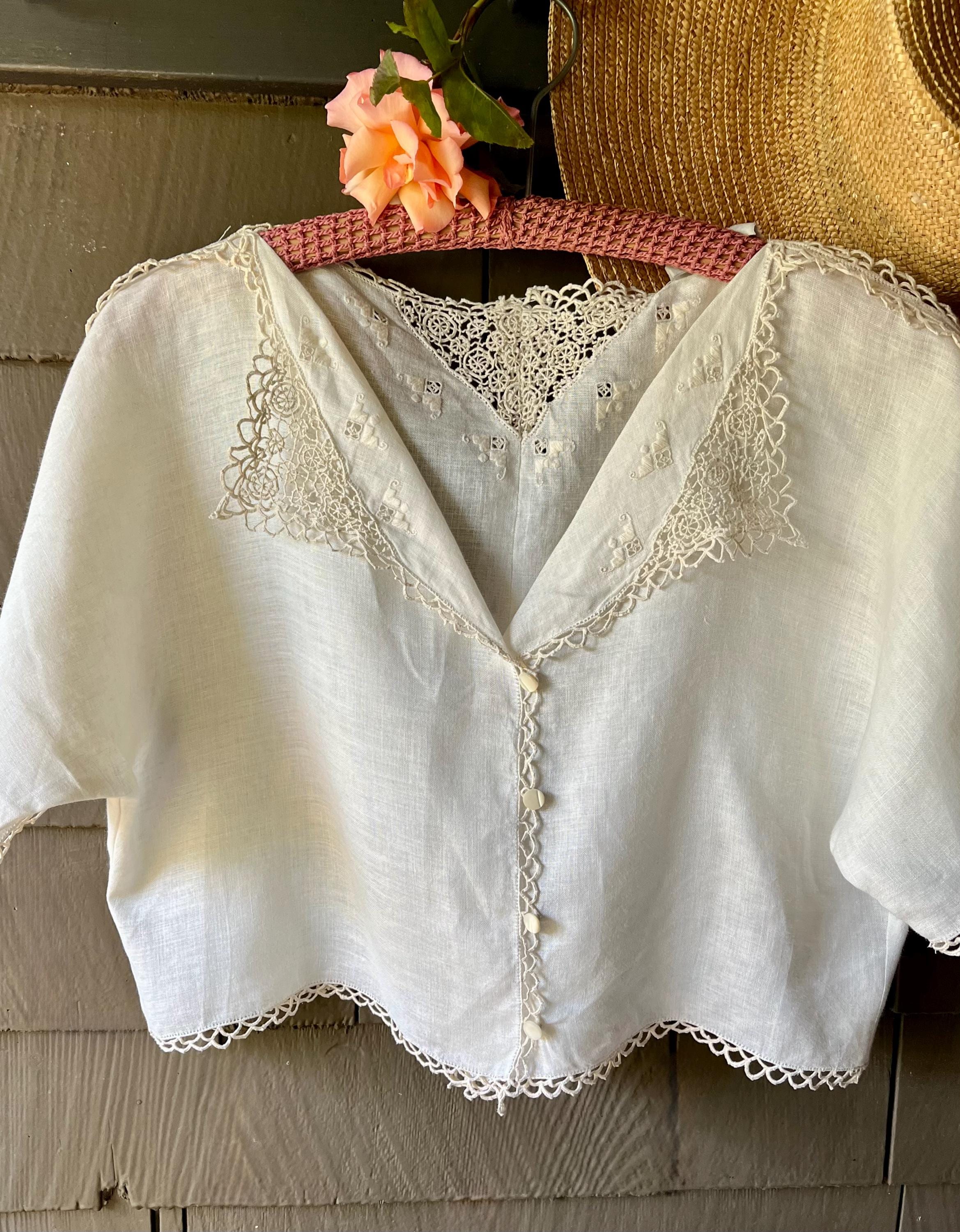 新品　Eaphi VINTAGE LIKE LACE BLOUSE white Eaphi VINTAGE LIKE LACE BLOUSE