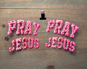 Pray Like Jesus UVDTF Cup Wrap, Christian 16oz Libbey Glass Can Decal, Faith Based Cup Transfer, Religious Bow Coquette Tumbler Wrap