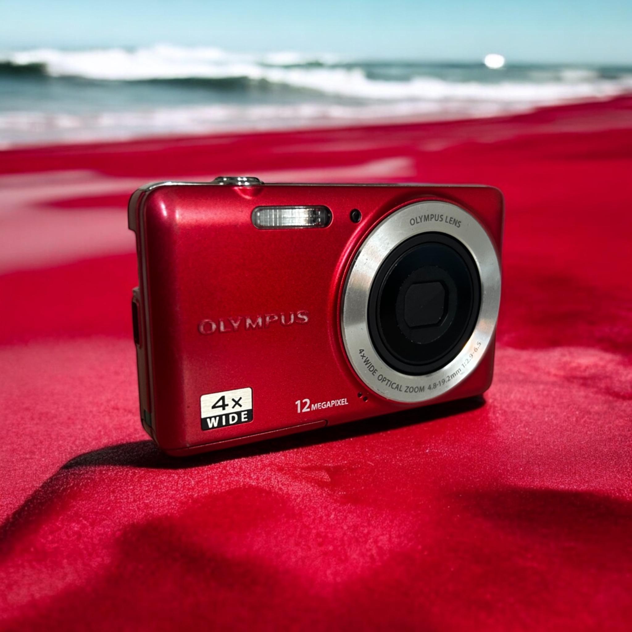 Olympus VG-110 Red | Battery, Memory Card & Cable Included