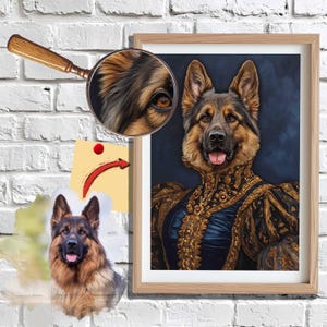 Renaissance Pet Portrait: Custom Royal Dog or Cat Painting