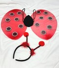 Ladybird Wings And Deeley Bopper Set: Party Fancy Dress