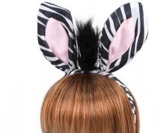 SEWACC Plüsch Schweineohren Stirnband – Für Cosplay, Halloween & Partys