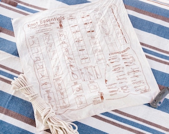 Knot Essentials Trail Bandana: Hiking & Camping Knots, 100% Cotton