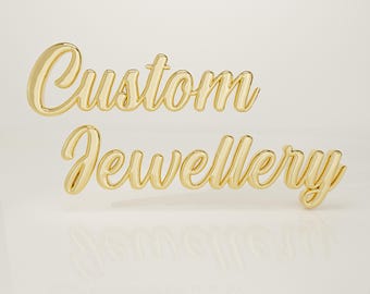 14K Solid Gold Mini Charm: Custom Jewelry Pendant, Bracelet, Earring - Handmade Bespoke Jewelry