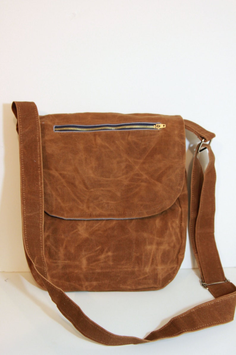 Canvas Messenger Bag PDF Sewing Pattern Etsy
