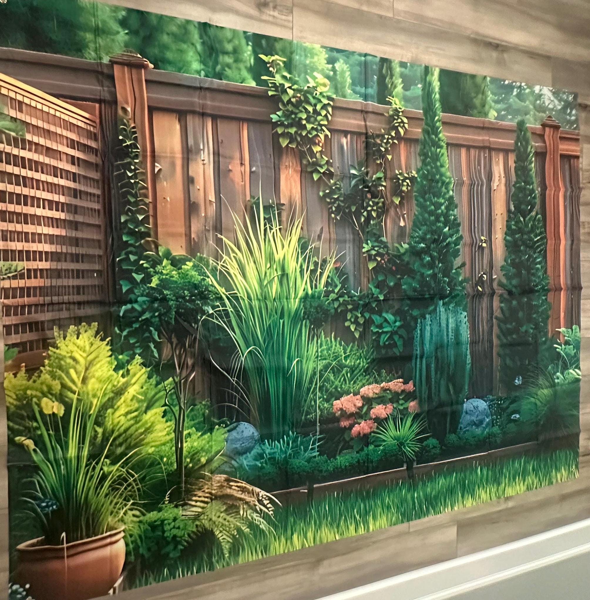 Backyard Digital Print Backdrop - Etsy