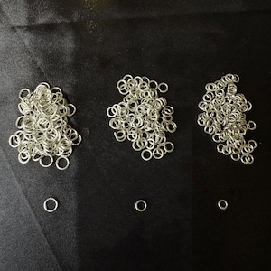 925 Sterling Silver Jump Rings, Open Jump Rings,  Made in USA