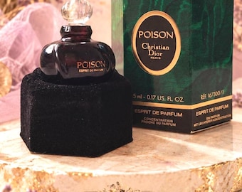 Vintage 90's Christian Dior Poison 1.7oz 50ml Eau De Toilette