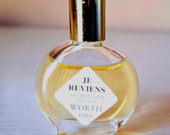 Vintage Je Reviens de Worth Miniature Perfume - 4ml Collectible