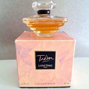 Tresor vintage   Eau de Parfum Lancome  Edp 50 ml. Splash  Perfume de Mujer muy  Raro Vintage  coleccionista años 90