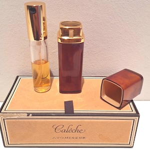 Caleche de Hermes puro profumo 7 ml. atomizzatore in scatola. Profumo Vintage 1961 Prima versione Prodotto eccezionale da collezione.