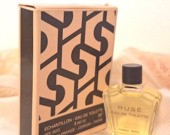 Perfume Miniatura Vintage Ruse de Corday Paris (1966) Eau de Toilette Mujer Splash 4ml.