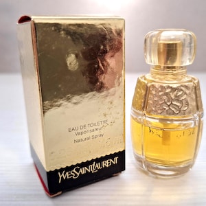 Miniatura Champagne de Yves Saint Laurent EDT Eau de Toilette 7,5 ml .26 fl oz met verdamperspray parfum verwijderd. Vanaf 1993
