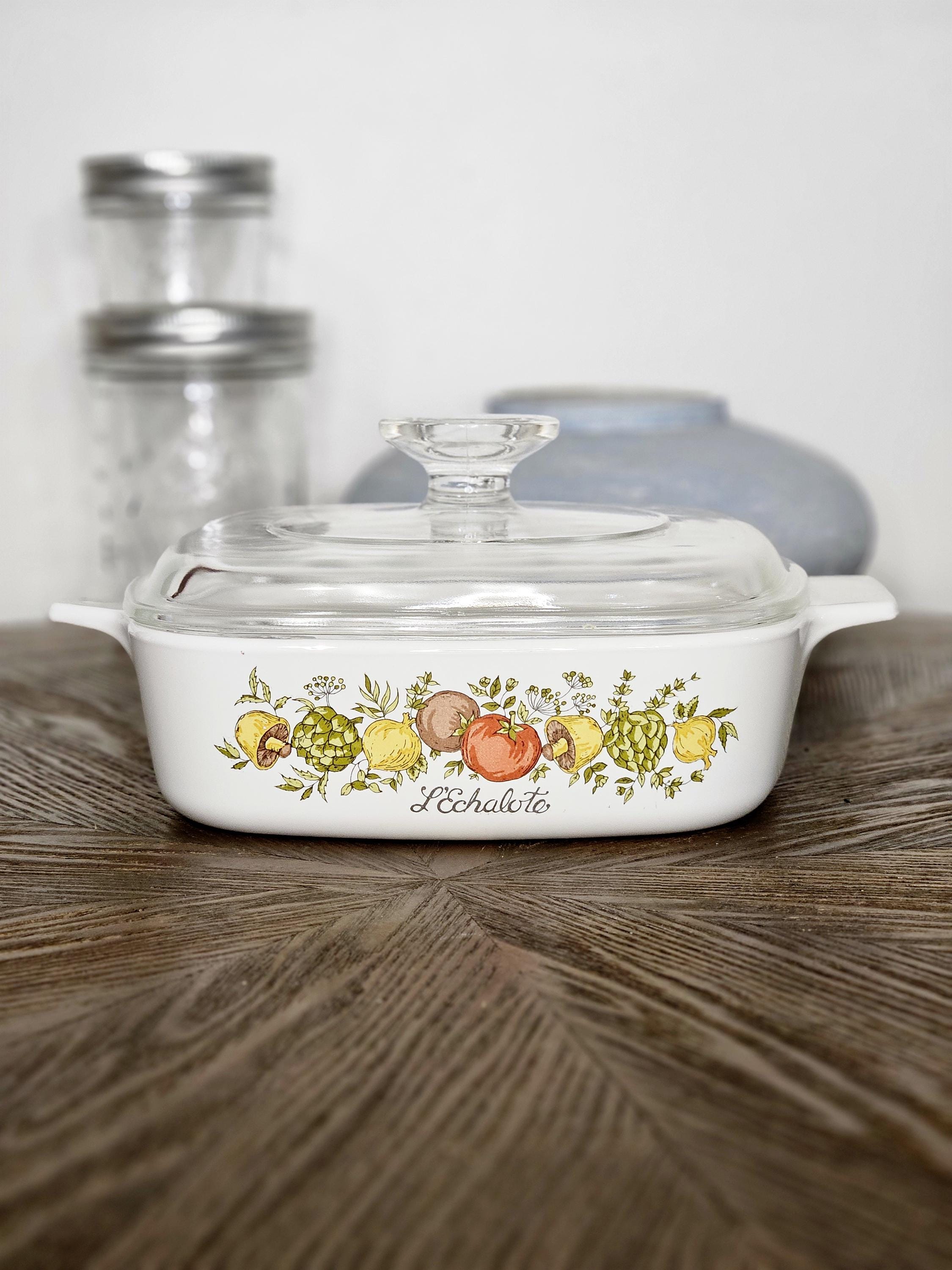 Vintage Corning Ware L'Échalote A-1-B Casserole Dish 1 Quart With