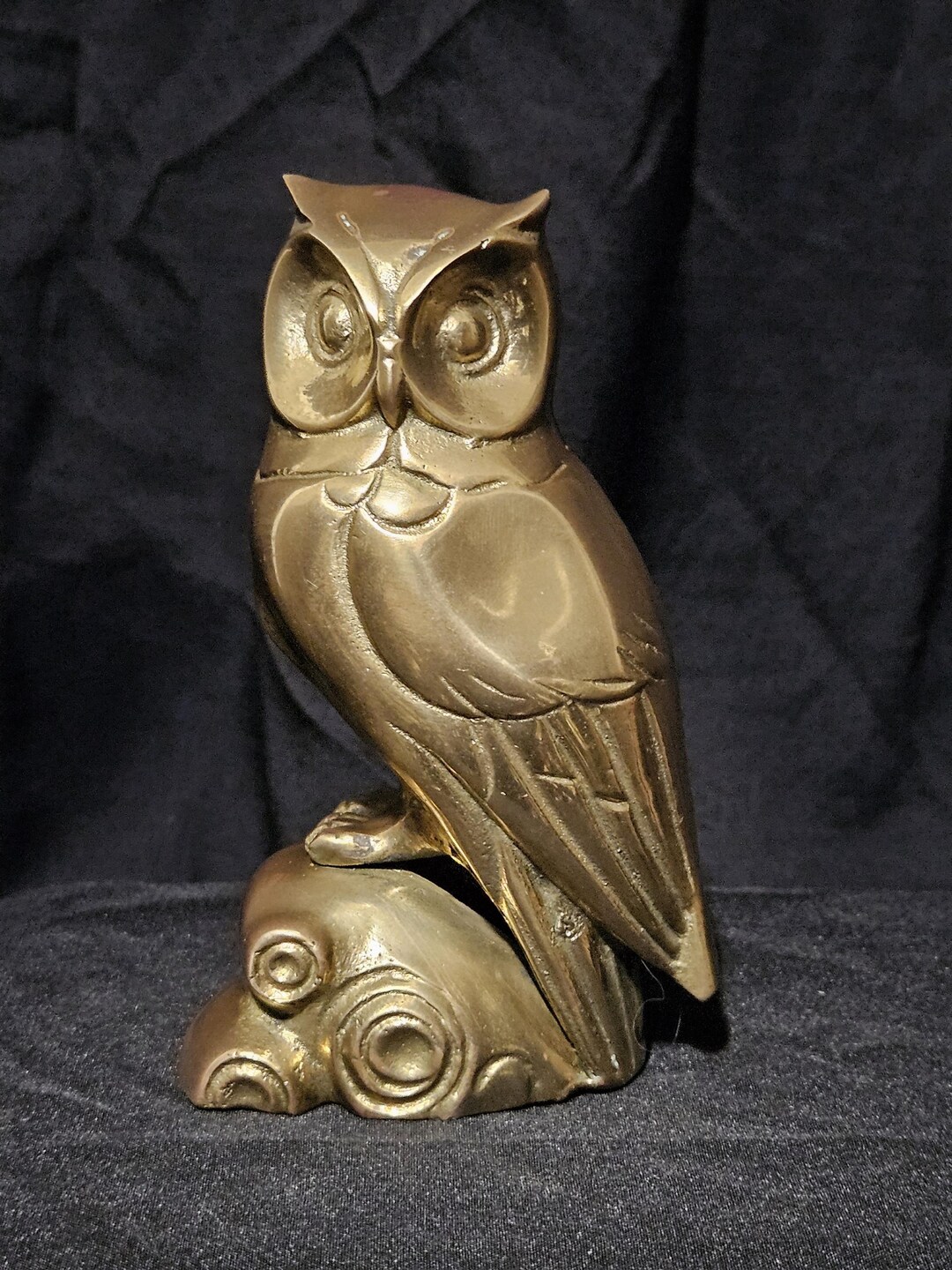 Wall Decor Owl Head with Monocle Antique Brass Finish (Copy) main image 1