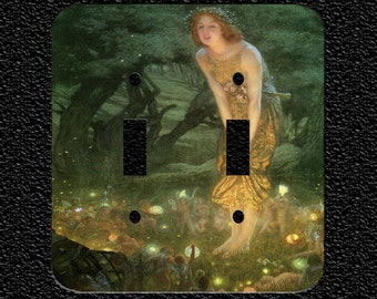 Fairy God Mother and Fairies Light Switch Plate Covers: Toggle/Rocker/Outlet