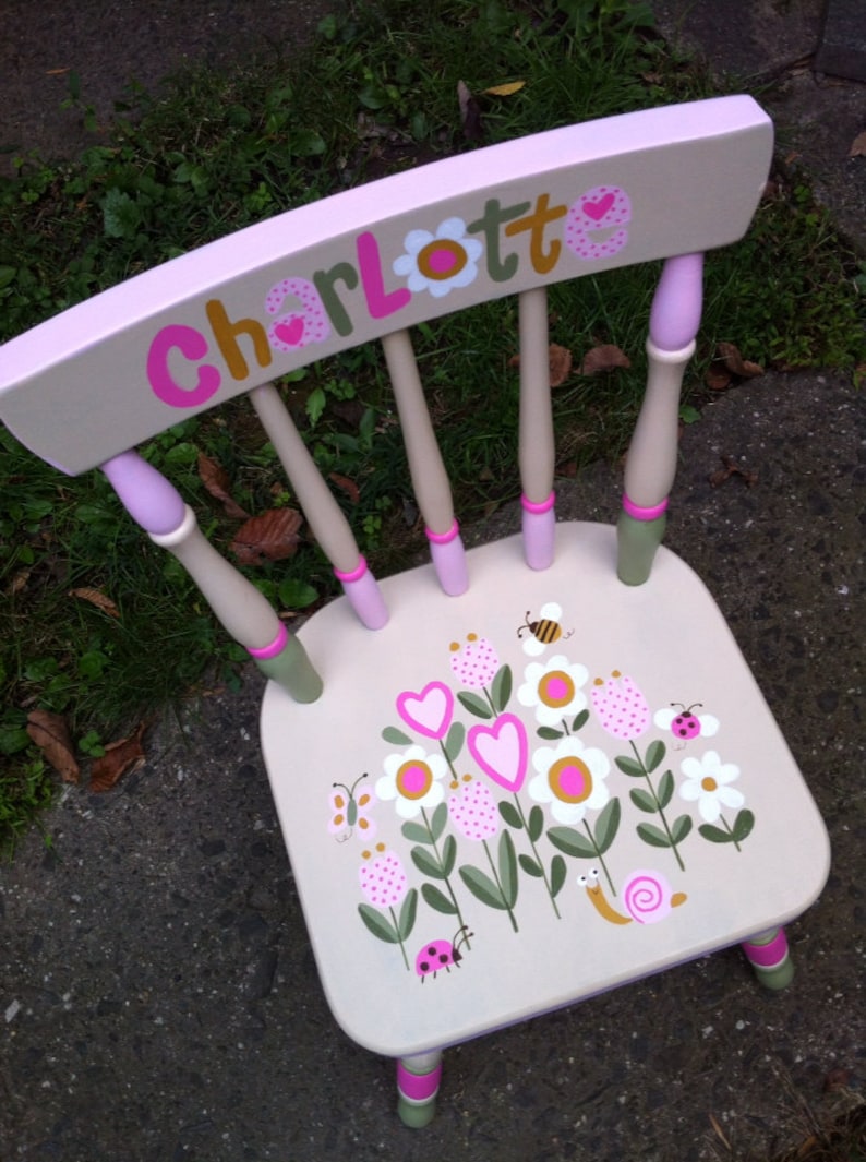 Personalized Child's Chair Etsy