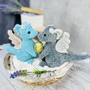 Crochet Dragon Amigurumi Pattern: Easy DIY Toy (PDF Pattern)