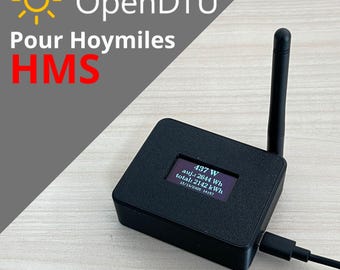 OpenDTU passerelle suivi conso pour Hoymiles HMS / HMT (Ecran Noir)