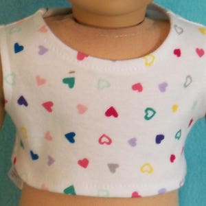 Sleeveless Crop Top for 18 inch Doll