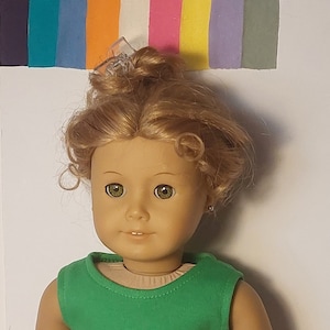 Sleeveless Crop Top / Choice of Colors for 18 inch Dolls
