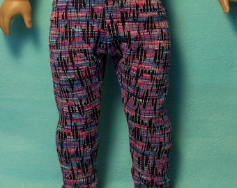 Multi Color Stretch Leggings for 18 inch Dolls